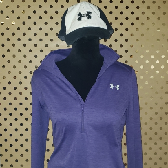 Under Armour Tops - Under Armour half zip, and hat combo